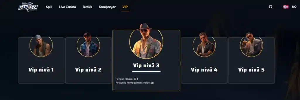 Gangsta Casino - VIP 