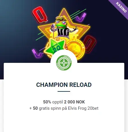 20bet champion reload