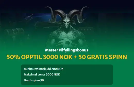 Hellspin Casino Mester Pafyllningsbonus