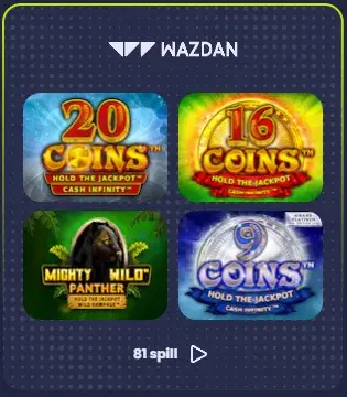 Wazdan spill hos EpicBet