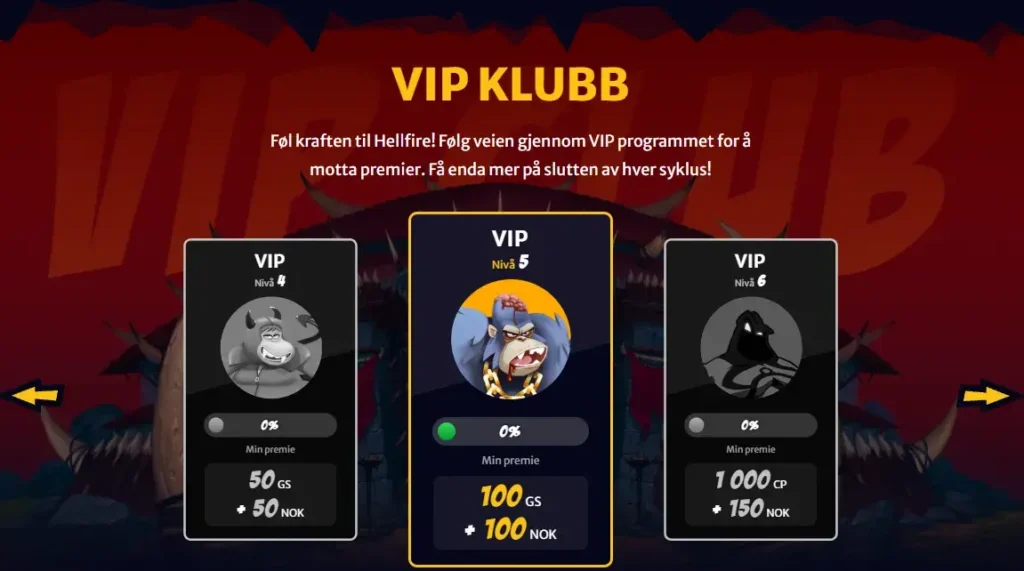 hellspin vip