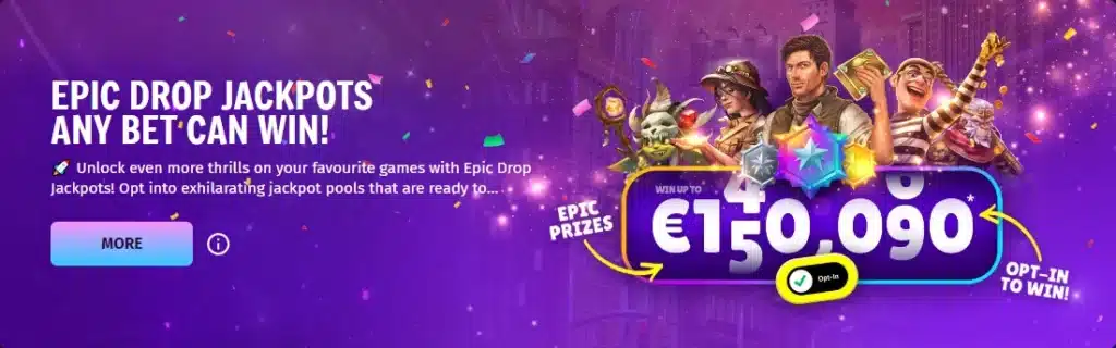 JackpotCow Casino Epic Drop Jackpots