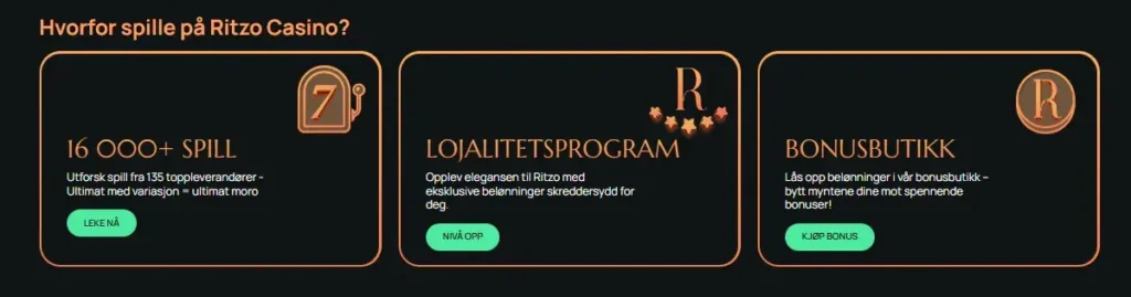 Ritzo Casino Hvorfor