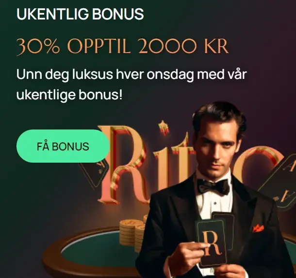 ritzo ukentlig bonus