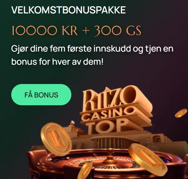 ritzo velkomstbonus