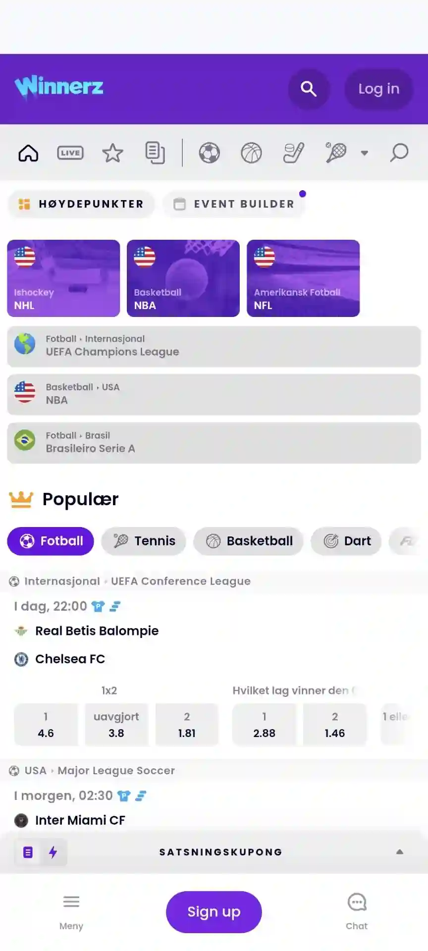 Winnerz Sportsbook Mobile