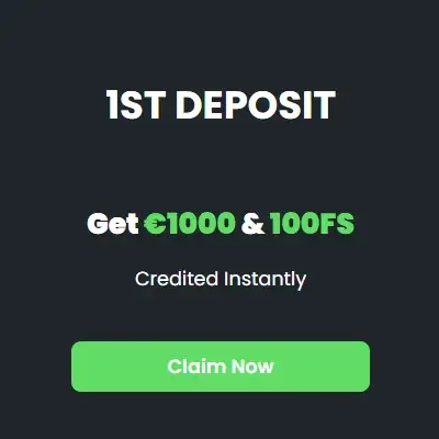 Winningz Casino - Velkomstbonus 1 innskudd