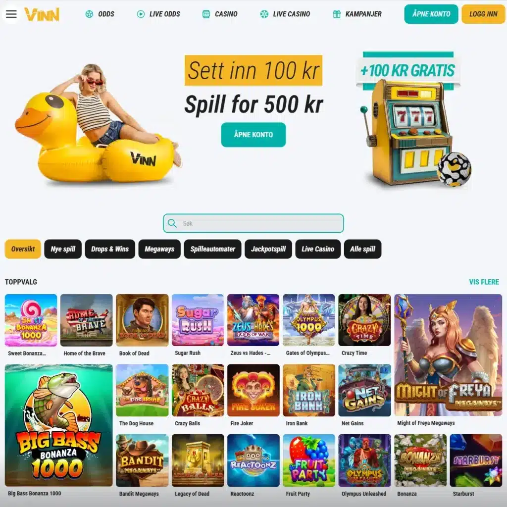 Vinn Casino - Index