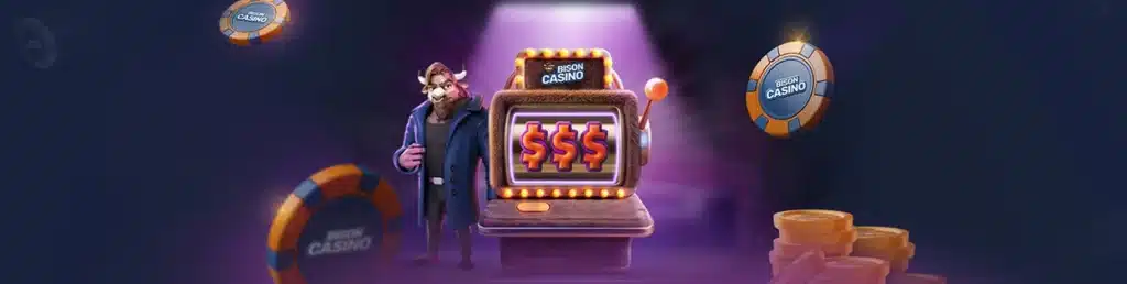 Bison Casino Velkomstbonus banner