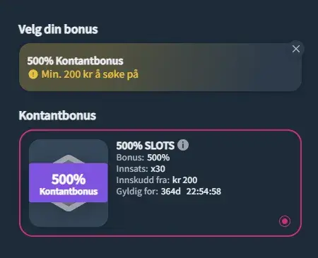 Miki Casino Eksklusive 500 prosent velkomstbonus