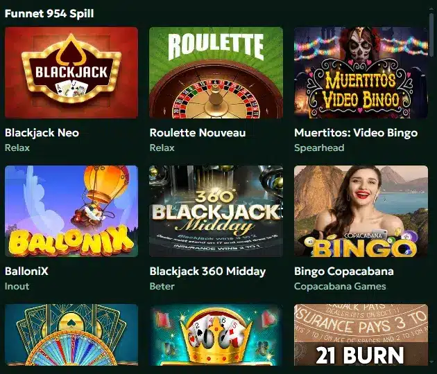 Sagaspins Casino Andre casinospill