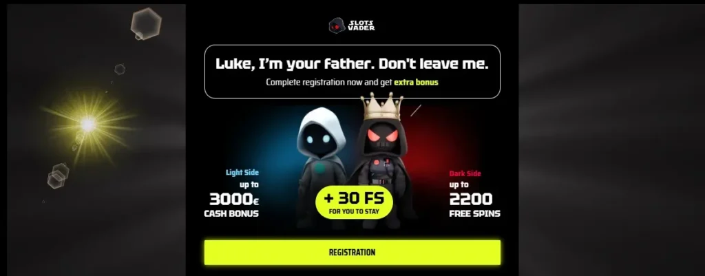 SlotsVader Casino Banner 2