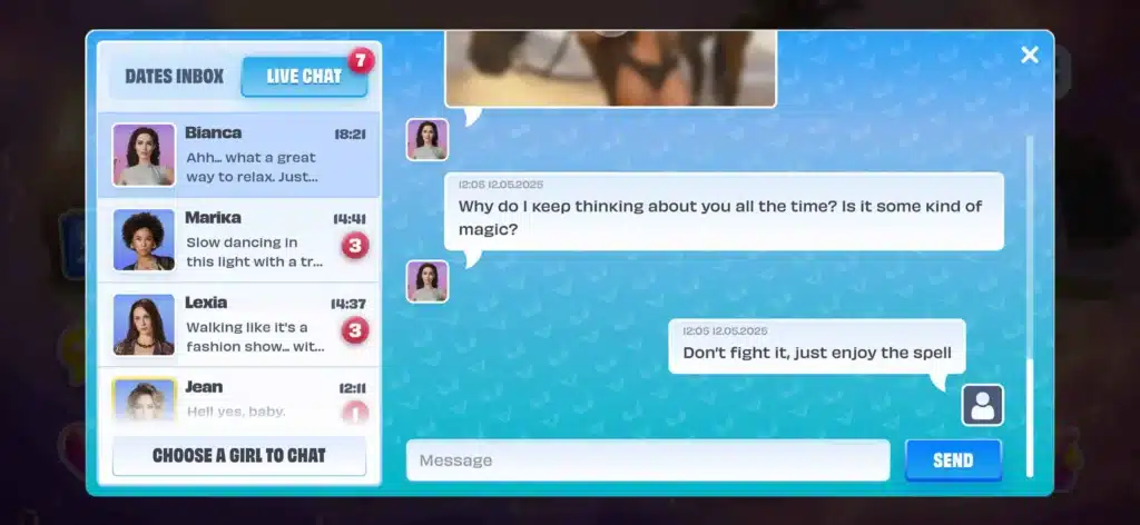 6 livechat med jenter
