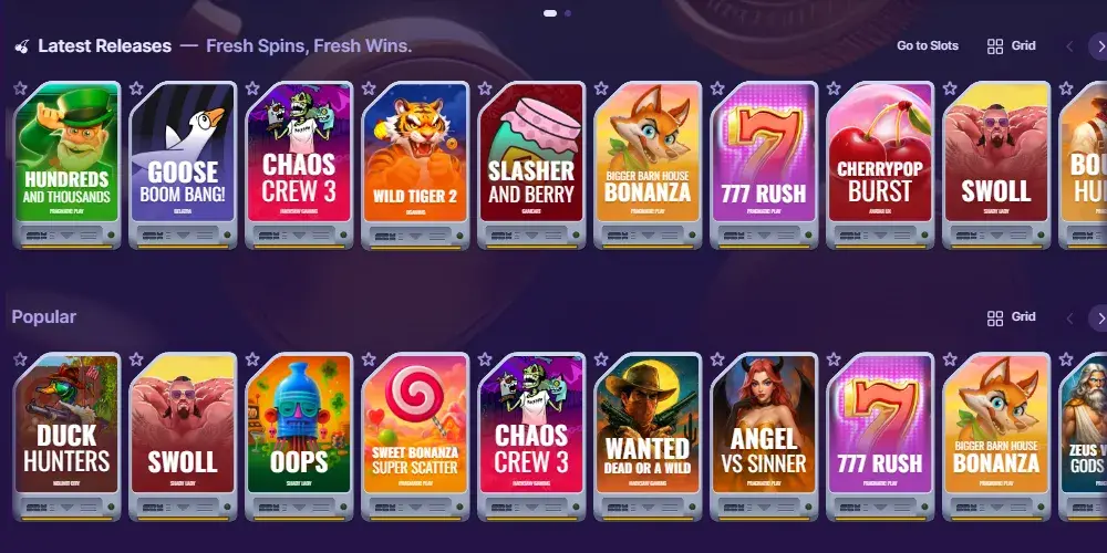 SBX Casino Spilleautomater