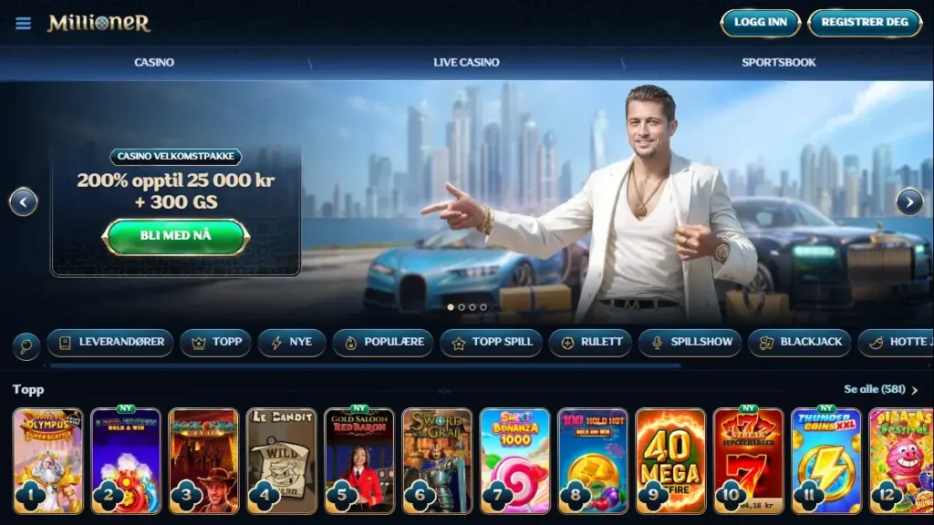 Millioner Casino Index