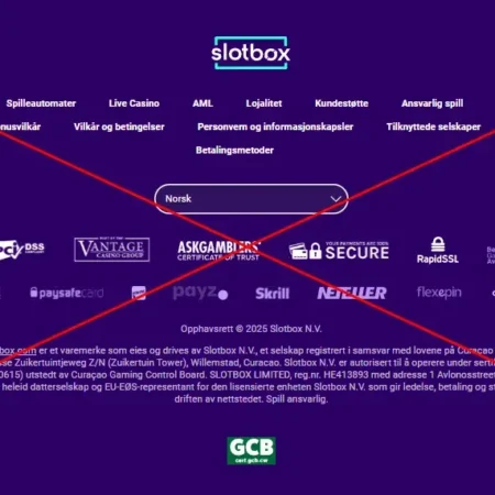 Slotbox Casino har blitt DNS-blokkert i Norge