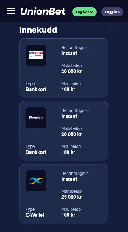 Innskudd