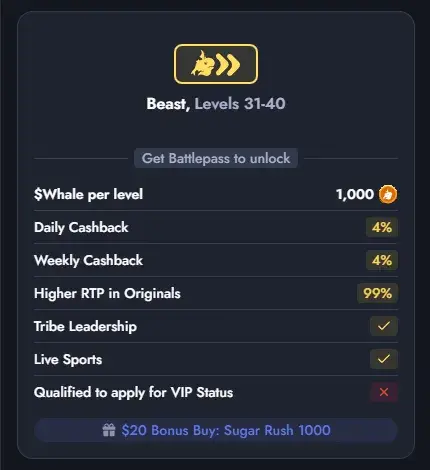Whale Casino Battlepass Beast 4