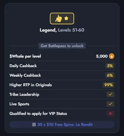 Whale Casino Battlepass Legend 6