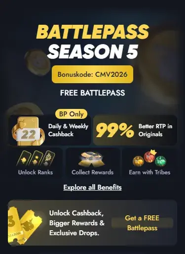 Whale Casino Gratis Battlepass Mobil Bonuskode CMV2026