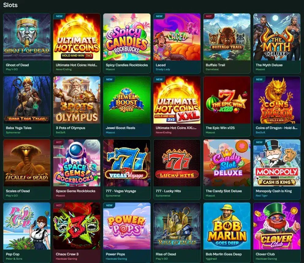 Spinzen Casino Slots