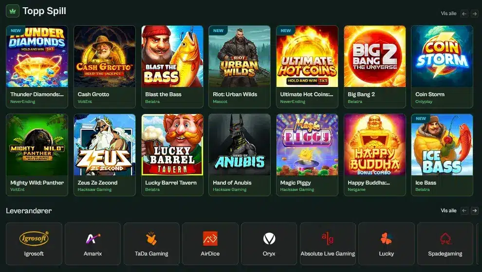 Spinzen Casino Spill