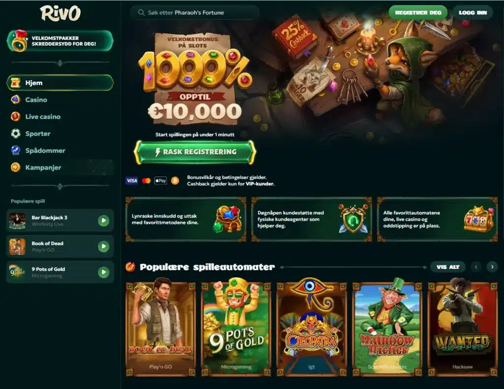 Rivo Casino - Index