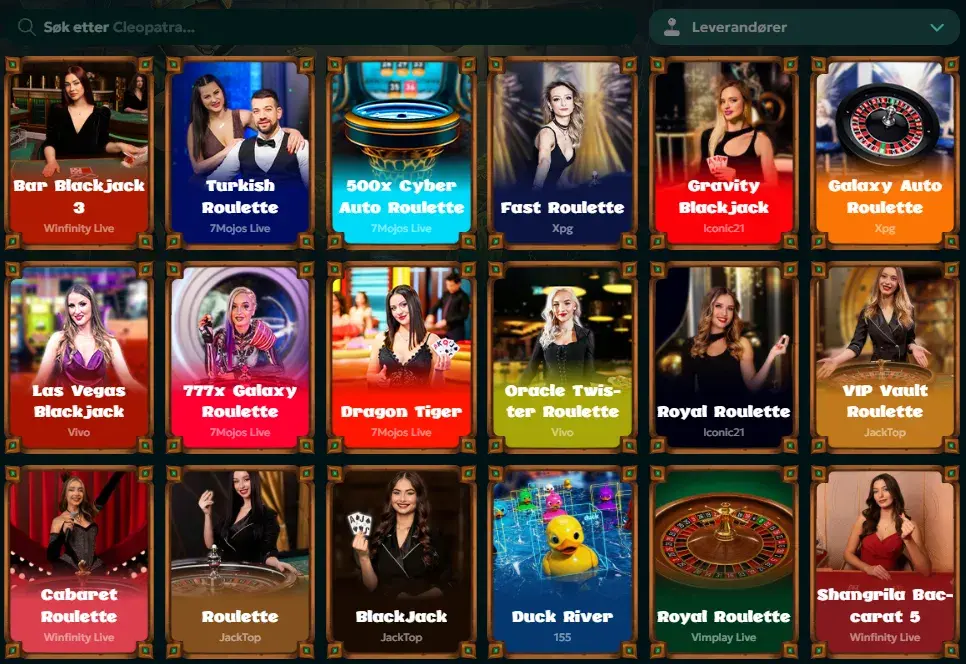 Rivo Casino - Live casinospill